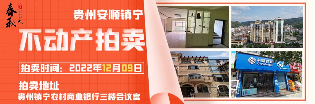 【12月09日】鎮(zhèn)寧縣商鋪、住宅、商業(yè)展位拍賣公告
